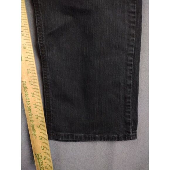 Levi Strauss Mens Jeans Black 40x30 99% Cotton 1% Elastane Dark - Picture 4 of 8